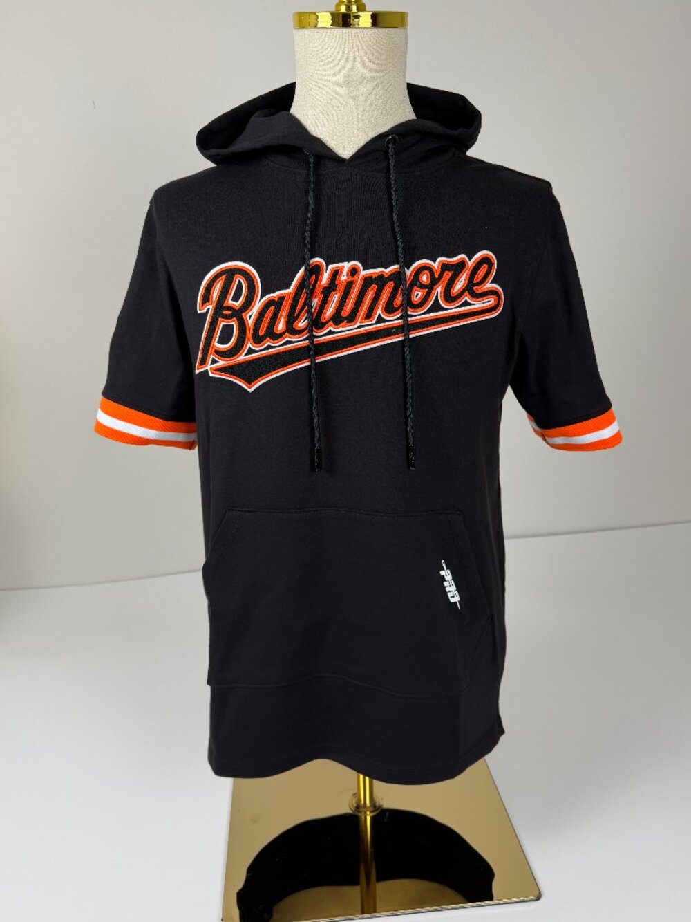 Pro Standard Baltimore Orioles MLB Men's Short Sleeve Pullover Hoodie M NWT